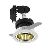 Ceiling Light Ceiling Lamp Housing Body Spotlight Fitting Case High Power for GU10 MR16 Golden Lighting ReflectorsMS-WL7101G