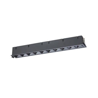 Aluminum Linear Lighting Recessed Embedded Spotlight  10 head lighting 40WATTS，220-240 VOLTS, MS-GL1015